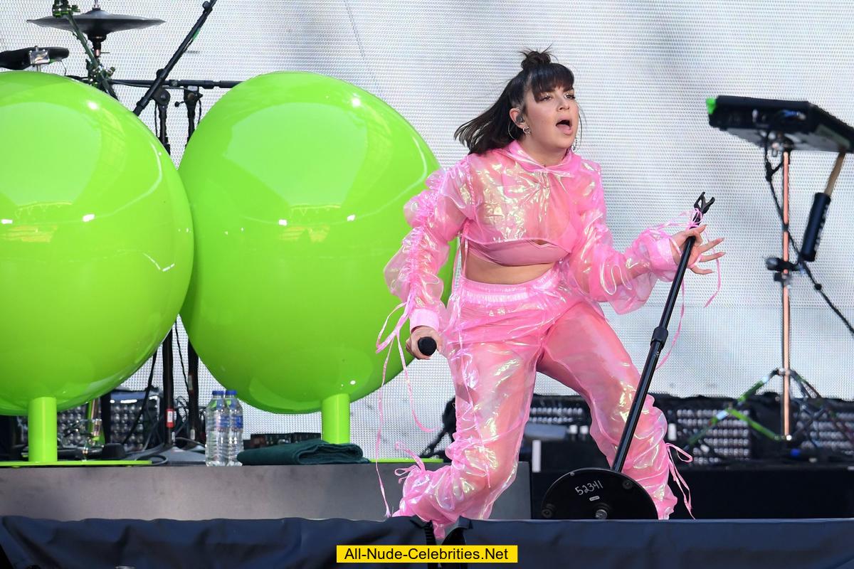 Charli XCX at Reputation tour at Wembley stadium